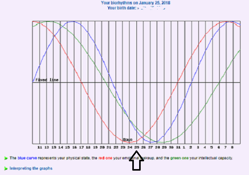 biorhythm chart