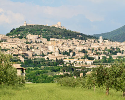 the town of Assisi, Umbria, Italy
