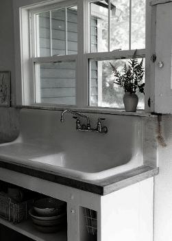enamel double kitchen sink